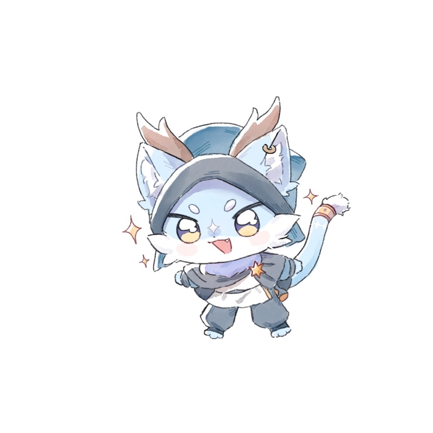 Nyabi — chibi with mage hood